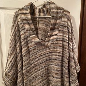 Sweater poncho